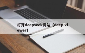 打开deepseek网站（deep viewer）