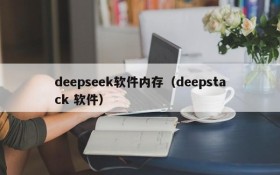 deepseek软件内存（deepstack 软件）