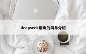 deepseek瘦身的简单介绍