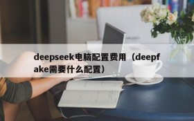 deepseek电脑配置费用（deepfake需要什么配置）