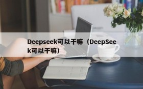 Deepseek可以干嘛（DeepSeek可以干嘛）