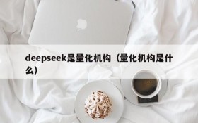 deepseek是量化机构（量化机构是什么）