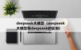 deepseek大模型(deepseek大模型和deepseek的区别)