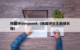 韩国评deepseek（韩国评价王鹤棣长相）