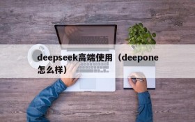 deepseek高端使用（deepone怎么样）