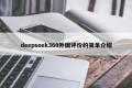 deepseek360外国评价的简单介绍