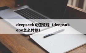 deepseek充值流程（deepsukebe怎么付款）