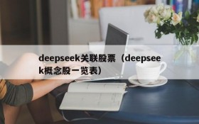 deepseek关联股票(deepseek概念股一览表)