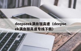 deepseek满血版高速（deepseek满血版高速专线下载）