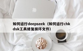 如何运行deepseek（如何运行chkdsk工具修复损坏文件）