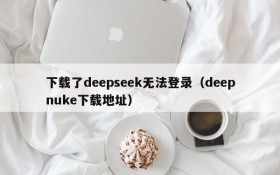 下载了deepseek无法登录(deepnuke下载地址)