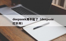 deepseek用不起了（deepone打不开）