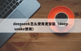 deepseek怎么使用更智能(deep snake使用)
