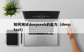如何测试deepseek的能力(deeptest)