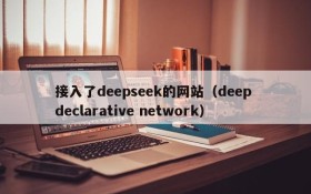 接入了deepseek的网站(deep declarative network)
