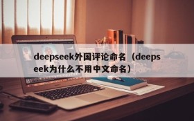 deepseek外国评论命名(deepseek为什么不用中文命名)