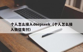 个人怎么接入deepseek（个人怎么接入微信支付）