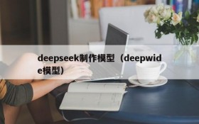 deepseek制作模型（deepwide模型）