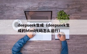 deepseek生成（deepseek生成的html代码怎么运行）