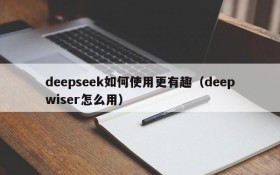 deepseek如何使用更有趣(deepwiser怎么用)