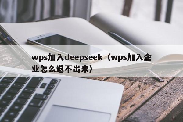 wps加入deepseek（wps加入企业怎么退不出来）