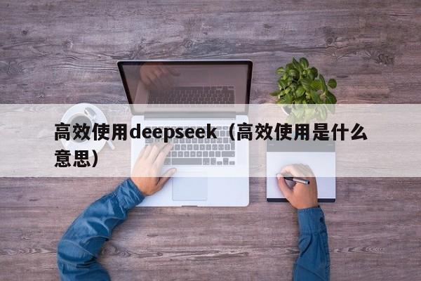 高效使用deepseek（高效使用是什么意思）