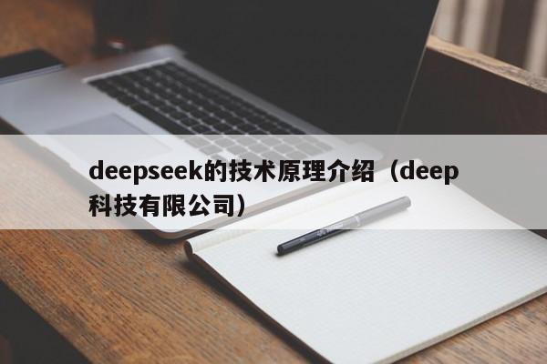 deepseek的技术原理介绍（deep科技有限公司）