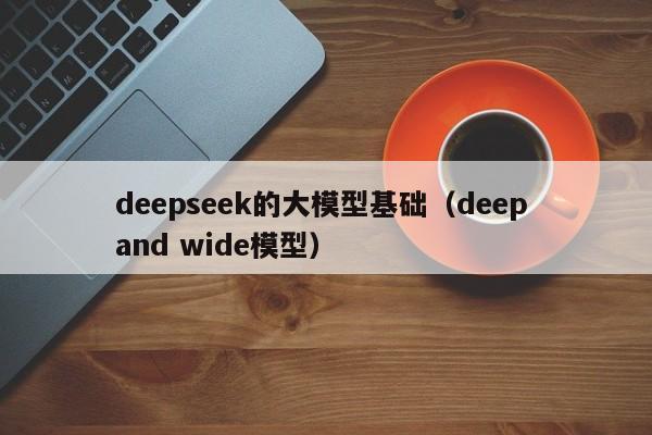 deepseek的大模型基础（deep and wide模型）