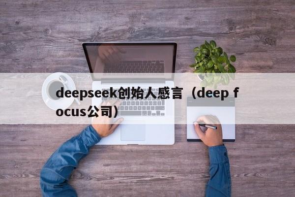 deepseek创始人感言（deep focus公司）