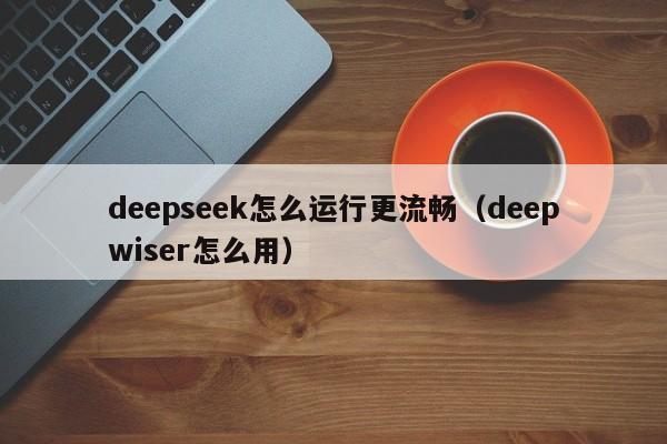 deepseek怎么运行更流畅（deepwiser怎么用）
