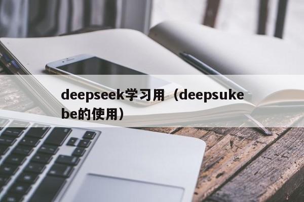 deepseek学习用（deepsukebe的使用）